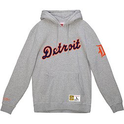 Mitchell & Ness Men's Detroit Tigers Gray Vintage Logo Pullover Hoodie