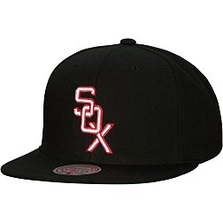 Mitchell & Ness Chicago White Sox Black Coop Evergreen Snapback Hat