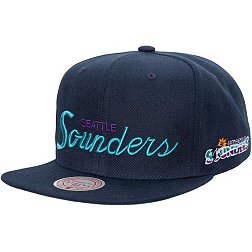 Mitchell & Ness Seattle Sounders Script Snapback Adjustable Hat