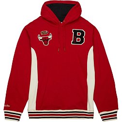 Mitchell and Ness Men's Chicago Bulls Scarlet French Terry Hoodie