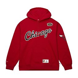 Mitchell and Ness Men's Chicago Bulls Scarlet All In Hoodie