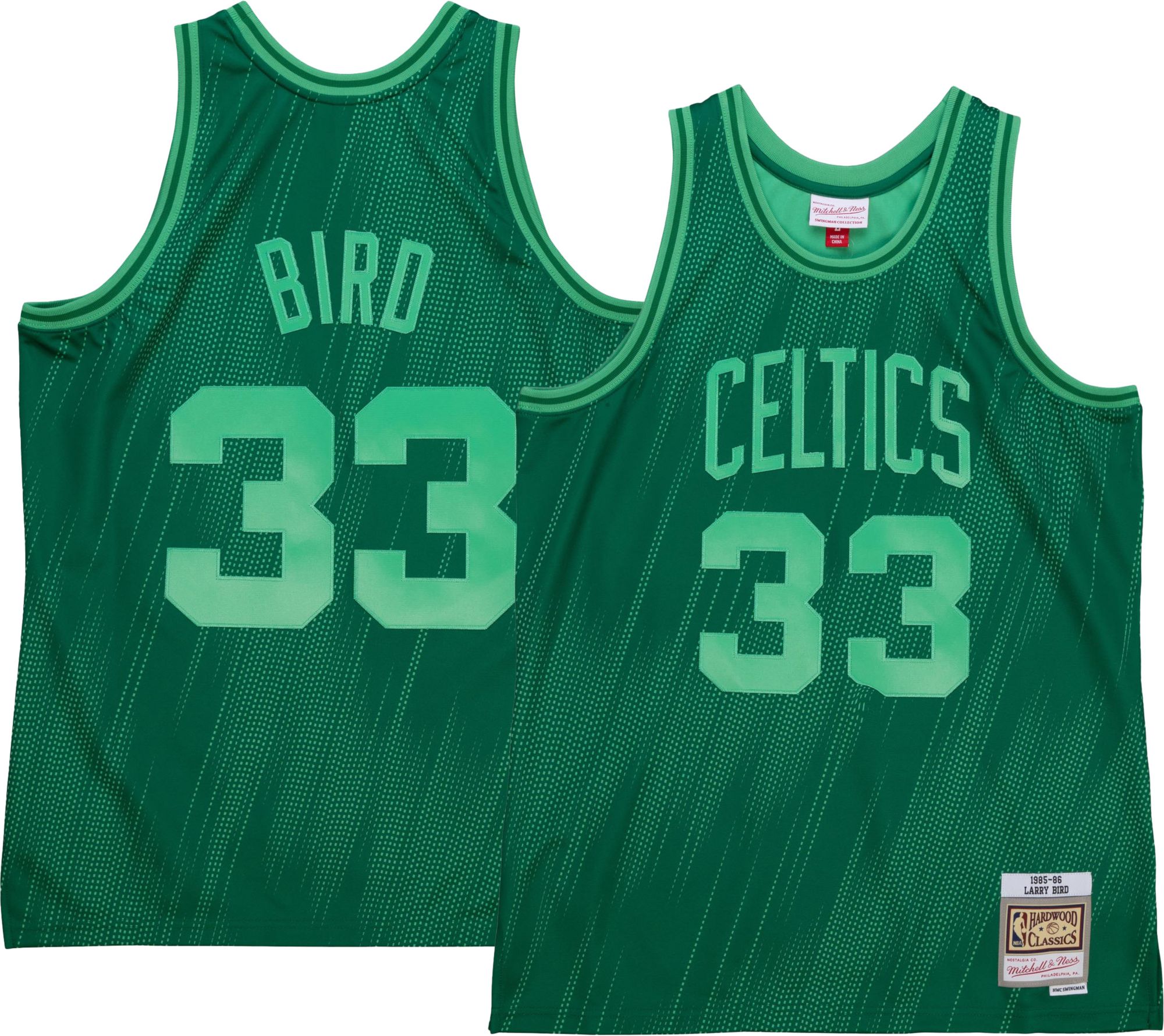 Mitchell and Ness Men's Boston Celtics Larry Bird #33 1985 Swingman Jersey