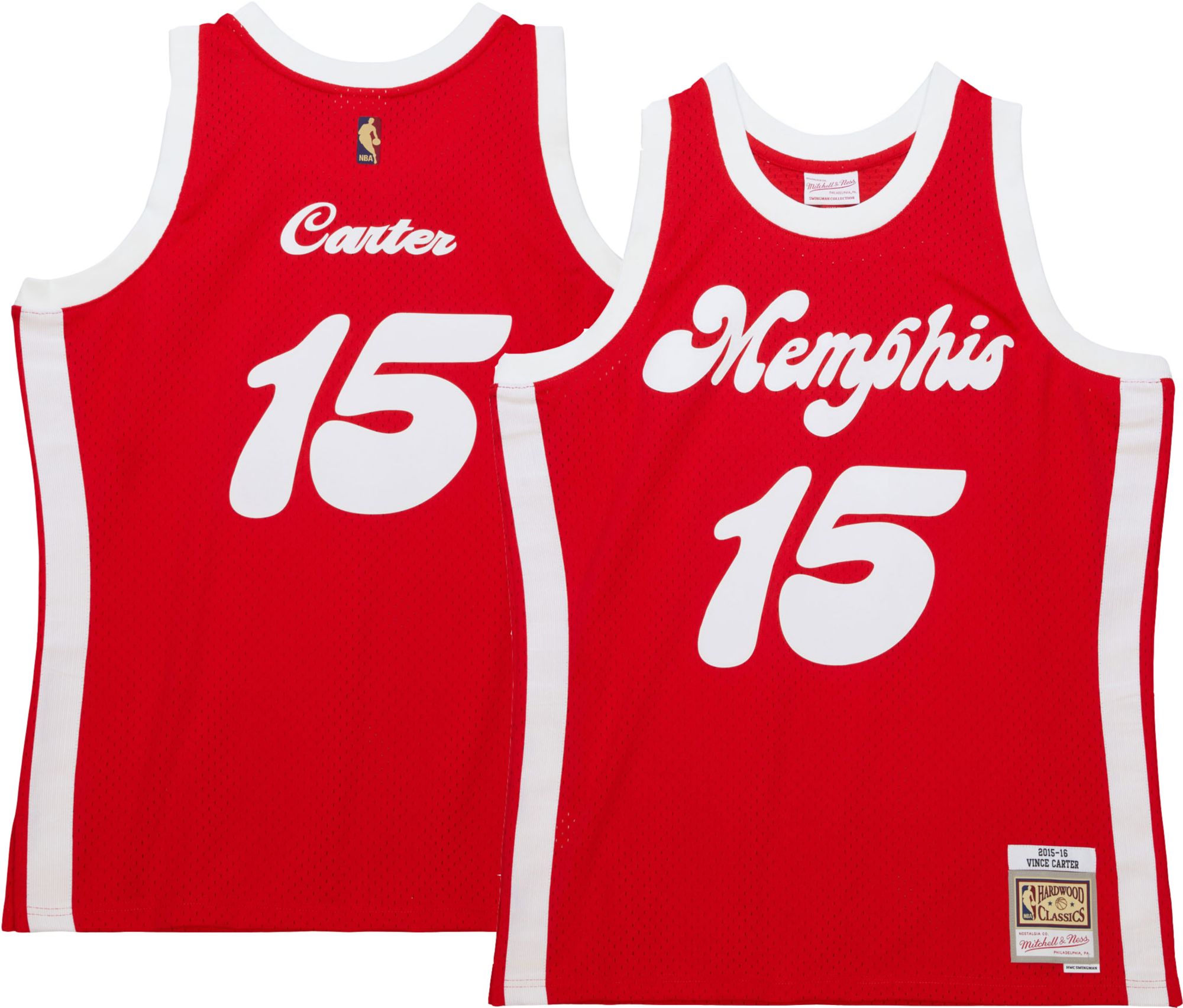 Mitchell & Ness Men's Memphis Grizzlies 2015 Vince Carter #15 Swingman Jersey