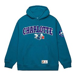 Mitchell and Ness Men's Charlotte Hornets Blue All In Hoodie