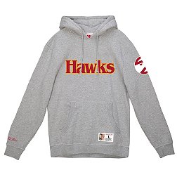 Mitchell and Ness Men's Atlanta Hawks Grey All In Hoodie