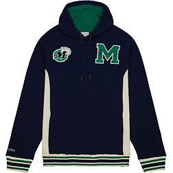 Mitchell and Ness Men's Dallas Mavericks Navy French Terry Hoodie