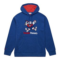 Mitchell and Ness Men's Denver Nuggets Royal Snow Wash Hoodie