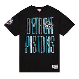 Mitchell and Ness Men's Detroit Pistons Team OG T-Shirt