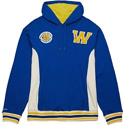 Mitchell and Ness Men's Golden State Warriors Royal French Terry Hoodie