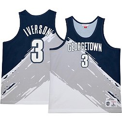 95-96 Georgetown Allen Iverson Authentic Jersey (Grey)
