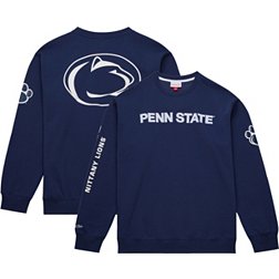 Mitchell & Ness Men's Penn State Nittany Lions Blue All-Over Crew Neck 3.0 Pullover Sweatshirt