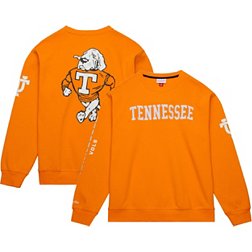 Mitchell & Ness Men's Tennessee Volunteers Tennessee Orange All-Over Crew Neck 3.0 Pullover Sweatshirt
