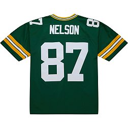 Mitchell & Ness Men's Green Bay Packers Jordy Nelson #87 2010 Green Throwback Jersey