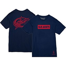 Mitchell & Ness Columbus Blue Jackets Penalty Box Navy T-Shirt