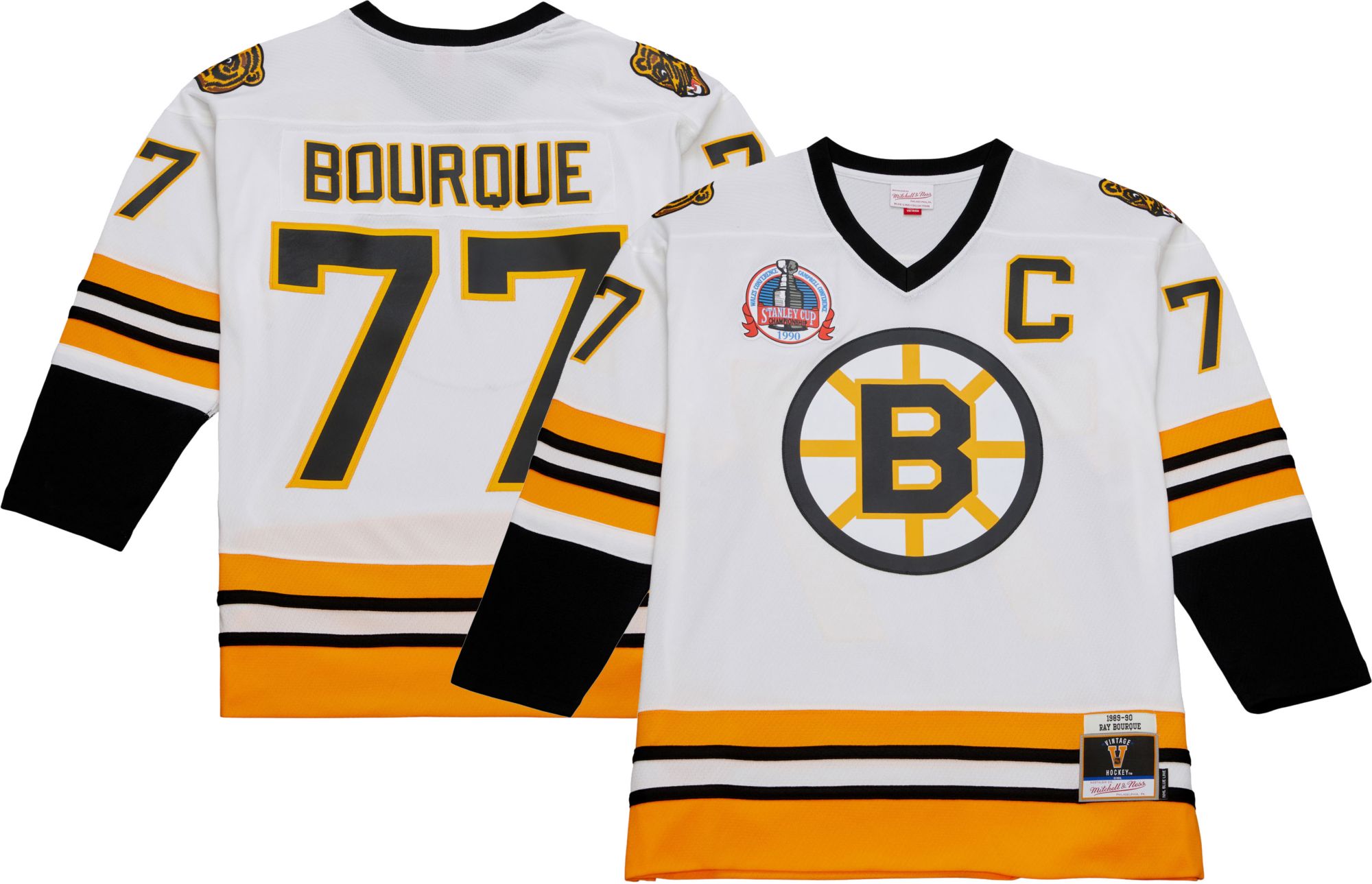 Mitchell &amp; Ness Boston Bruins Ray Bourque #77 Vintage Replica Jersey