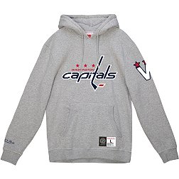 Mitchell & Ness Washington Capitals All In Current Grey Pullover Hoodie