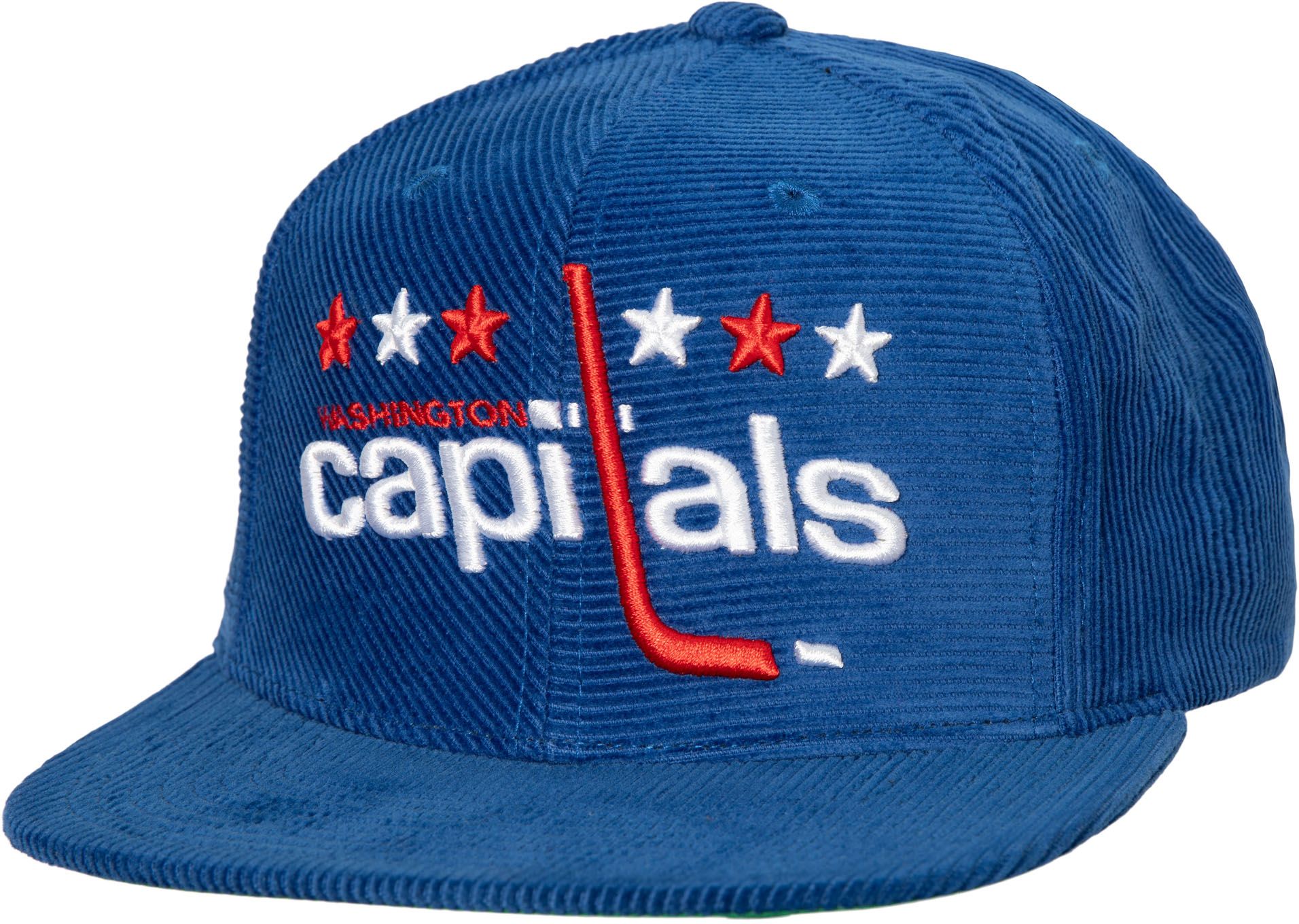 Mitchell &amp; Ness Adult Washington Capitals Vintage Side Patch Snapback Hat