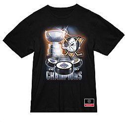 Mitchell & Ness Anaheim Ducks Cup Chase Black T-Shirt