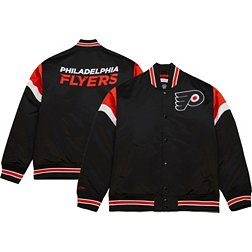 Mitchell & Ness Philadelphia Flyers Satin Black Jacket