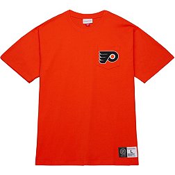 Mitchell & Ness Philadelphia Flyers Pocket Orange T-Shirt