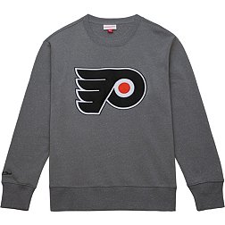 Mitchell & Ness Philadelphia Flyers Snow Wash Grey Crew Neck Sweatshirt