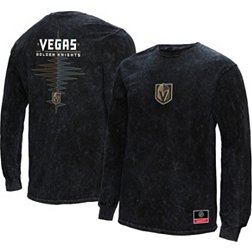 Mitchell & Ness Vegas Golden Knights Vintage Zig-Zag Black Long Sleeve Shirt