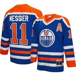 Mitchell & Ness Edmonton Oilers Mark Messier #11 '86 Blue Line Jersey