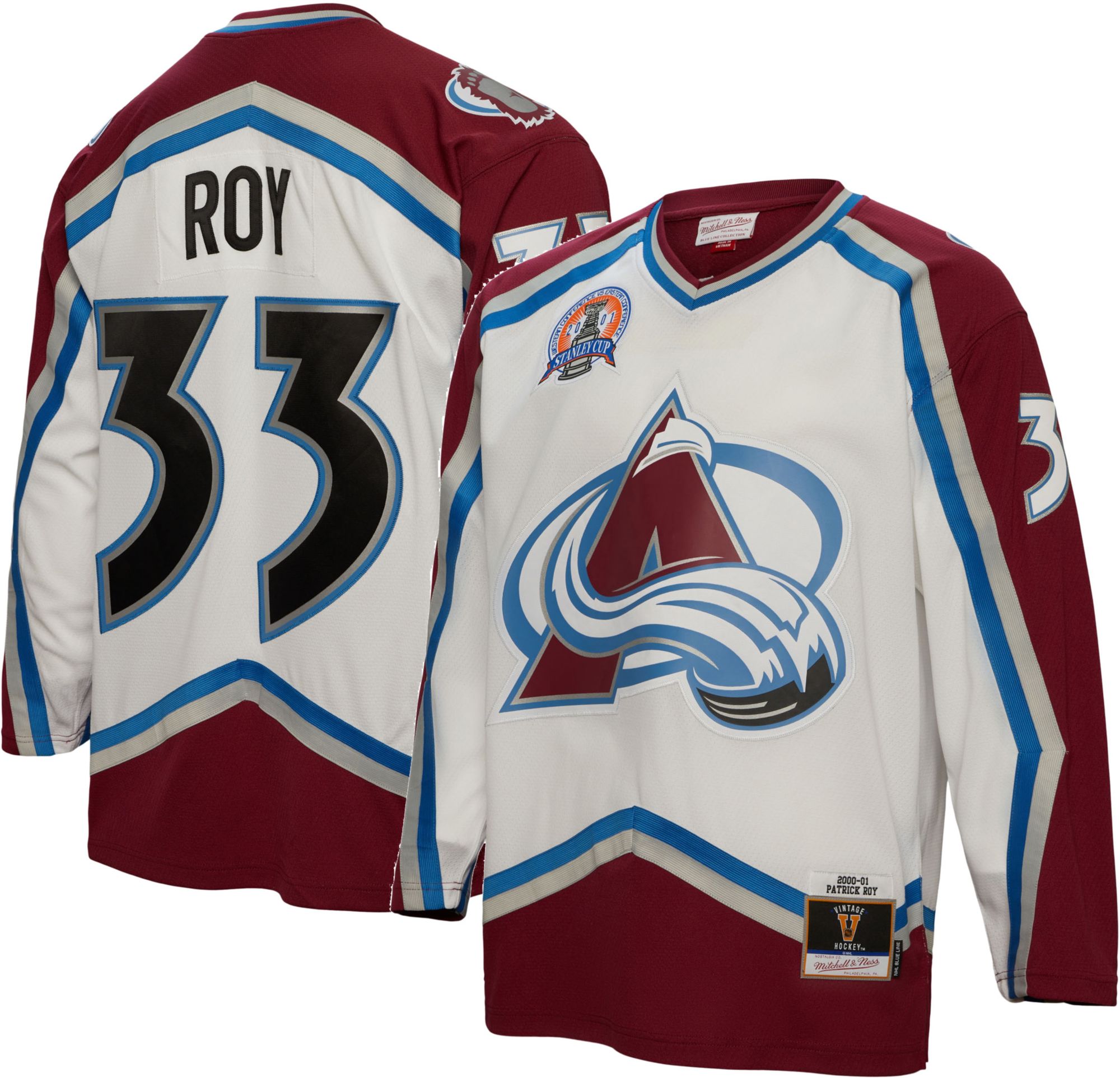 Mitchell &amp; Ness Colorado Avalanche Patrick Roy #33 '00 Blue Line Jersey