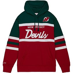 Mitchell & Ness New Jersey Devils Head Coach Red Pullover Hoodie