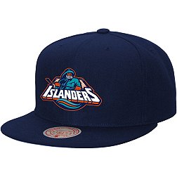 Mitchell & Ness New York Islanders Fisher Logo Navy Snapback Hat