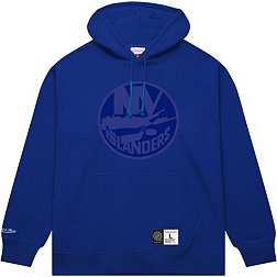 Mitchell & Ness New York Islanders Micro Logo Blue Pullover Hoodie