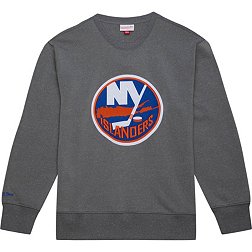 Mitchell & Ness New York Islanders Snow Wash Grey Crew Neck Sweatshirt