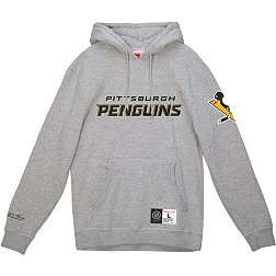 Mitchell & Ness Pittsburgh Penguins All In Current Grey Pullover Hoodie
