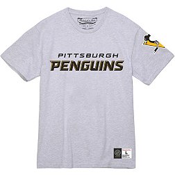 Mitchell & Ness Pittsburgh Penguins All In Current Grey T-Shirt