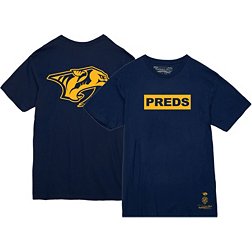 Mitchell & Ness Nashville Predators Penalty Box Navy T-Shirt