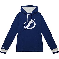 Men's Starter White Tampa Bay Lightning Arch City Team Graphic Fleece Pullover Hoodie Size: Small