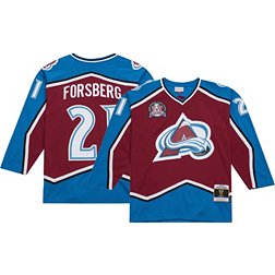  Peter Forsberg Shirt - Vintage Colorado Hockey Men's Apparel -  Peter Forsberg 21 : Sports & Outdoors