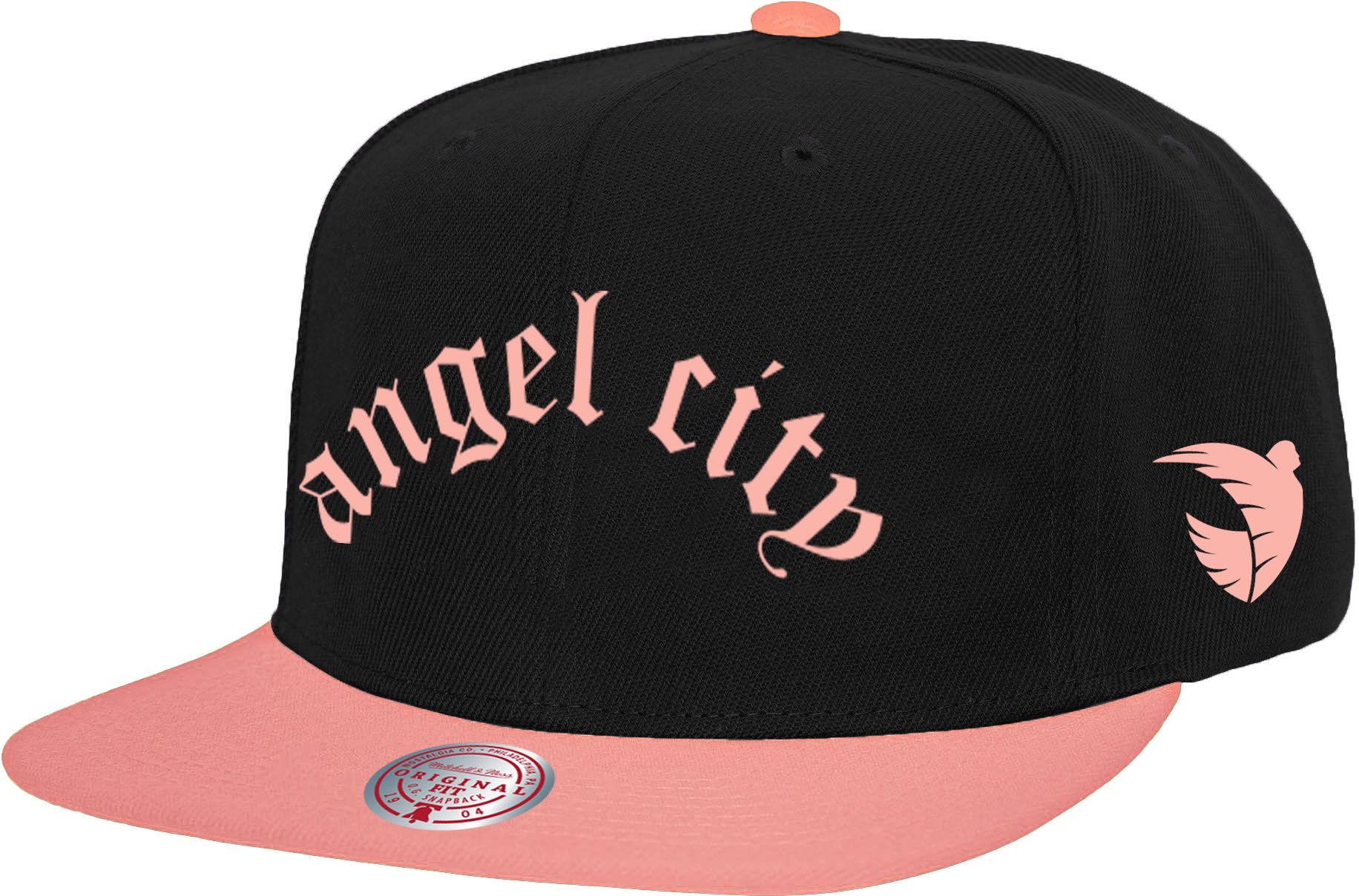 Mitchell &amp; Ness Angel City FC Logo Snapback Hat