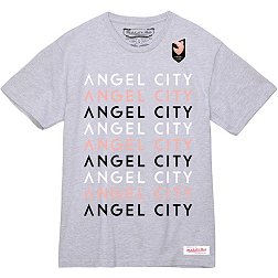 Mitchell & Ness Angel City FC Repeat Logo Heather Grey T-Shirt