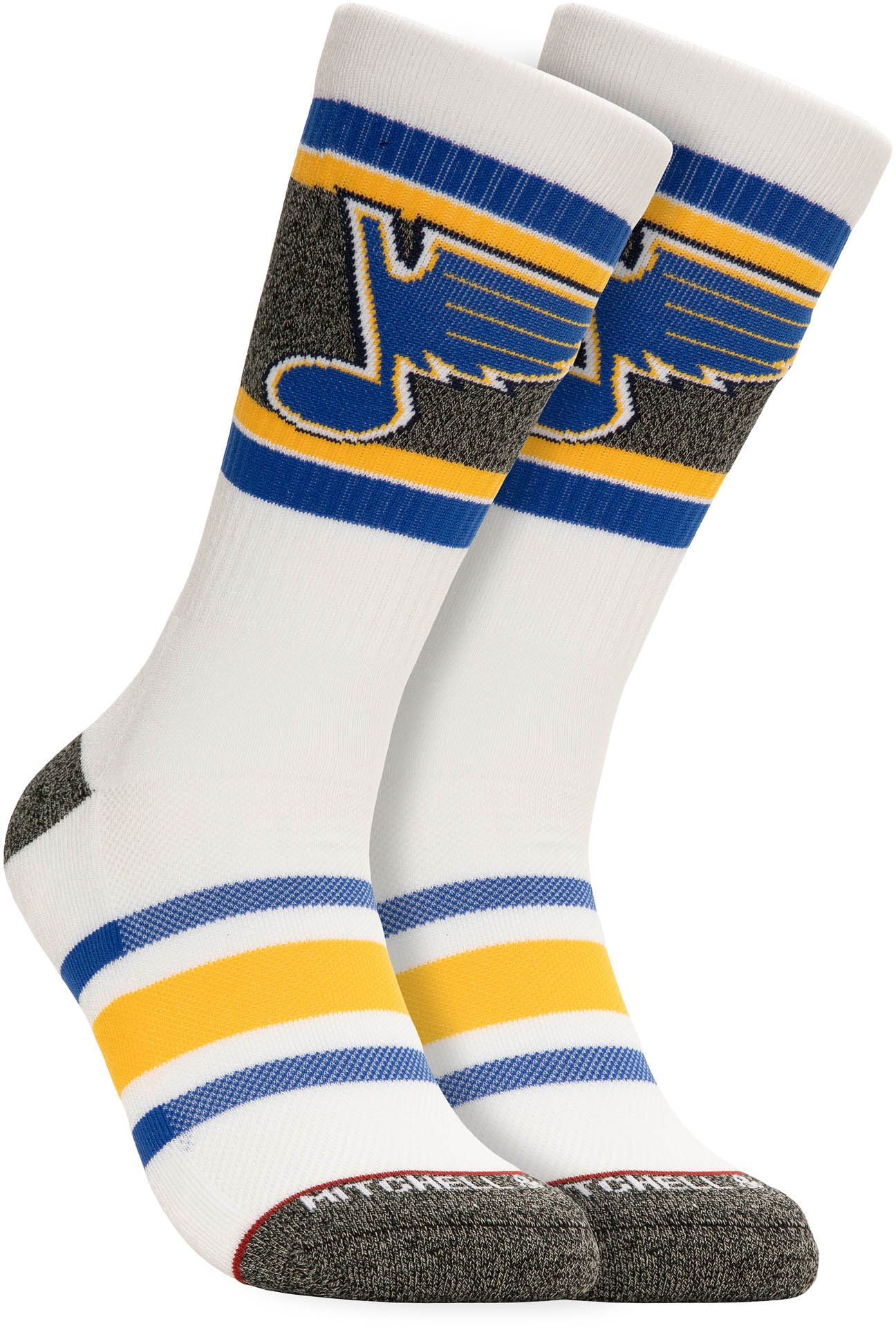 Mitchell &amp; Ness St. Louis Blues Cross Bar Socks