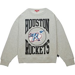 Mitchell and Ness Women's Houston Rockets Logo Crewneck Sweatshirt