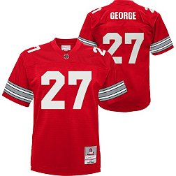 Mitchell & Ness Youth Ohio State Buckeyes Eddie George #27 Scarlet Replica Jersey