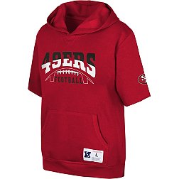 Mitchell & Ness Youth San Francisco 49ers Wordmark Red Pullover Hoodie