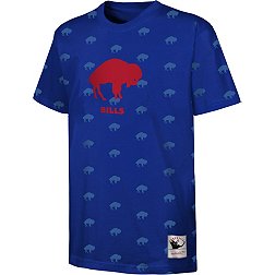 Mitchell & Ness Youth Buffalo Bills All-Over Print Blue T-Shirt