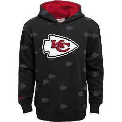 Mitchell & Ness Youth Kansas City Chiefs All-Over Print Black Pullover Hoodie