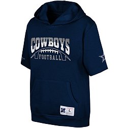 Mitchell & Ness Youth Dallas Cowboys Fleece Navy Short Sleeve Hoodie