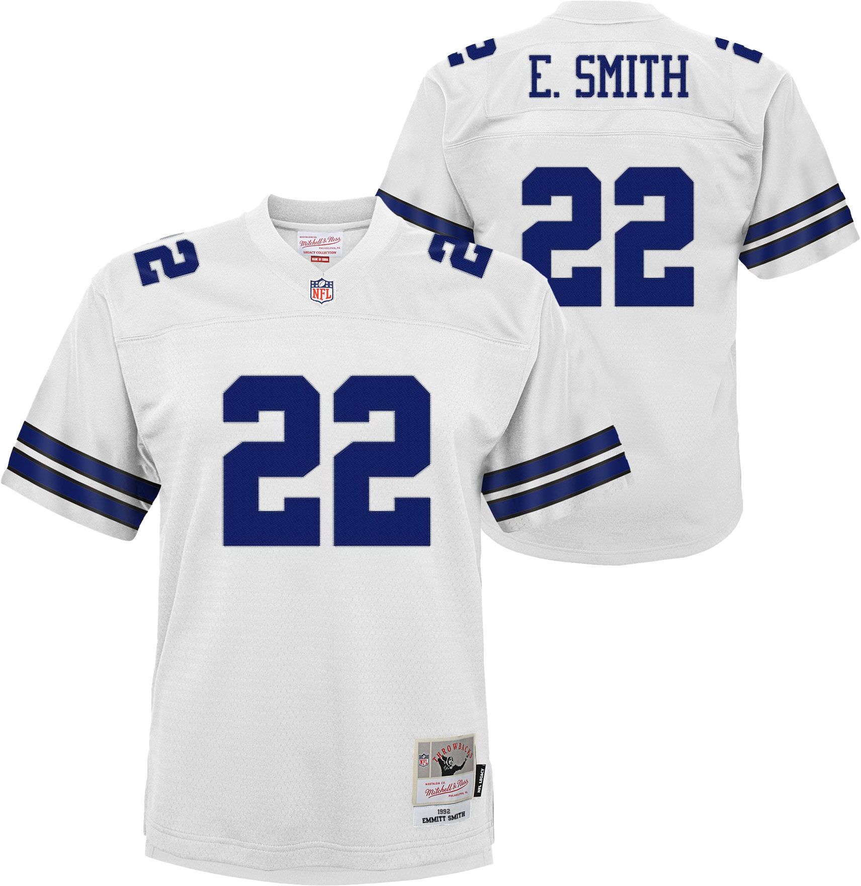 Mitchell &amp; Ness Youth Dallas Cowboys Emmit Smith #22 Legacy Jersey