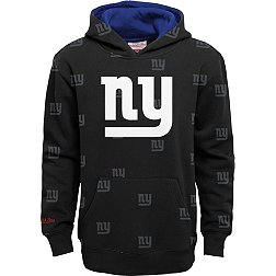 Mitchell & Ness Youth New York Giants All-Over Print Black Pullover Hoodie
