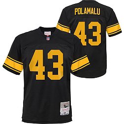 Mitchell & Ness Youth Pittsburgh Steelers Troy Polamalu #43 2008 Black Jersey