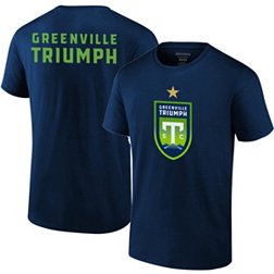 Icon Sports Group Greenville SC 2-Hit Logo Navy T-Shirt
